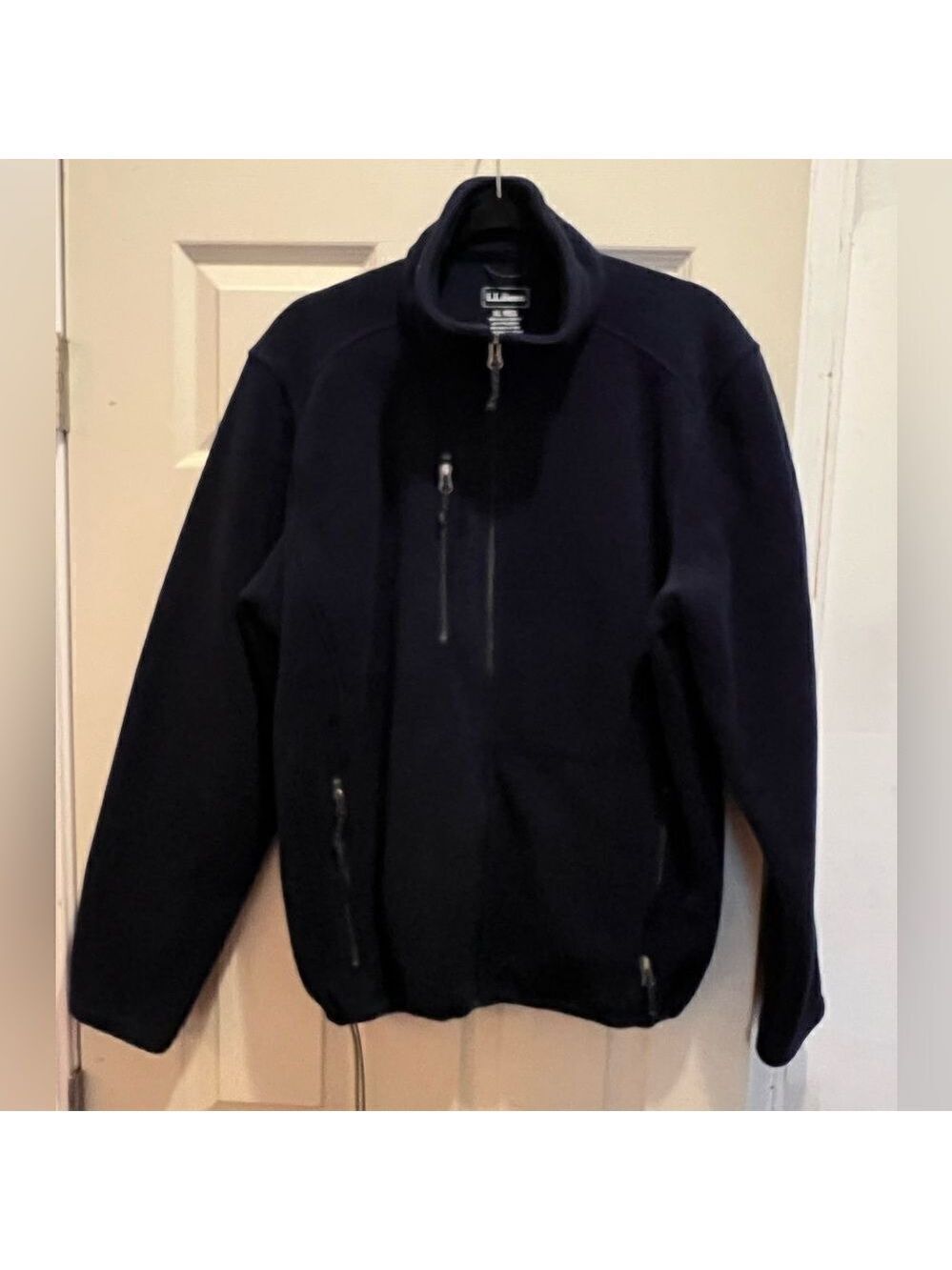 L.L. Bean Zip Up Fleece Sweater Jacket